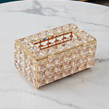 Light Luxury Style Crystal Tissue Box