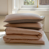 High-end Lanjing Tencel Ice Silk Bed Sheet Single Piece Silky Quilt Cover Single Double Pillow Case Bed Cover for Household