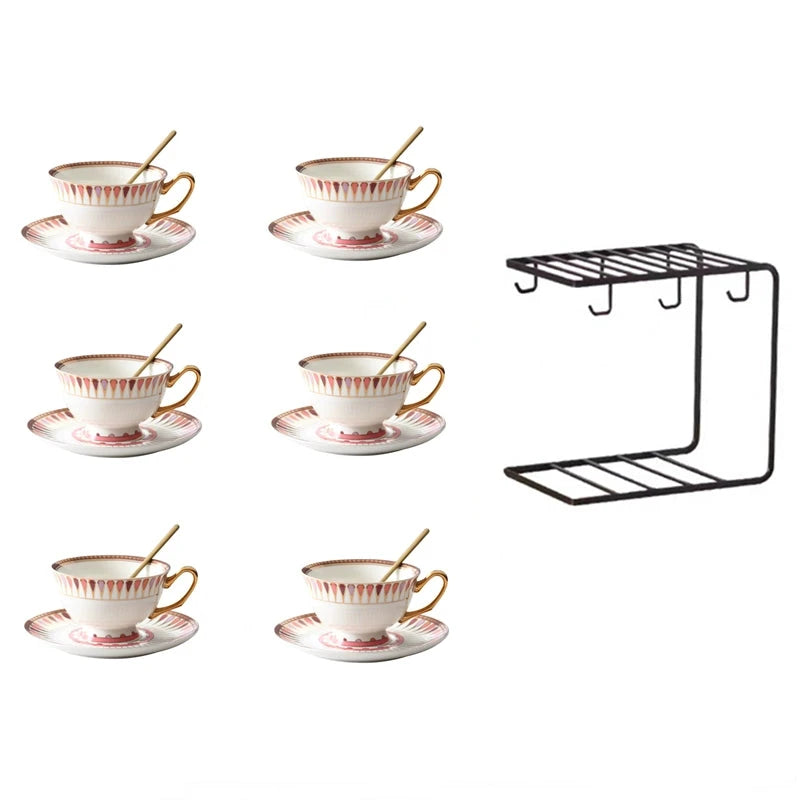 Exquisite European Light Luxury Coffee Set for Elegant Afternoon Tea Julia M LifeStyles