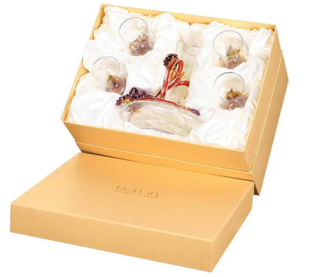 Luxury Crystal Red Wine Decanter Set with Cups by Julia M Home & Kitchen Julia M LifeStyles