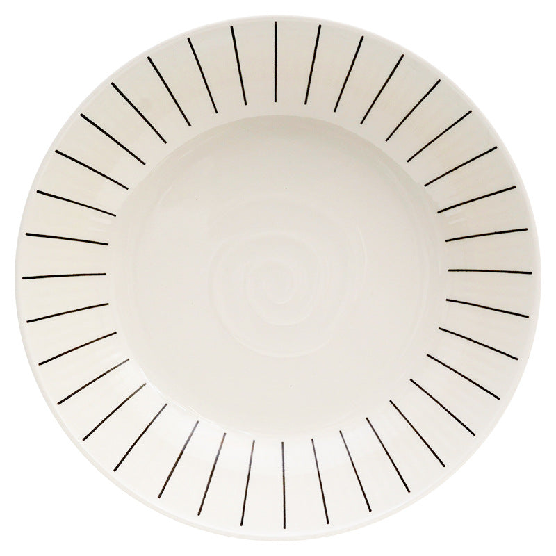 Creative Japanese Melamine Tableware Wholesale Japanese Restaurant Commercial Ramen Bowl Hot Pot Restaurant Rectangular Sushi Flat Plate
