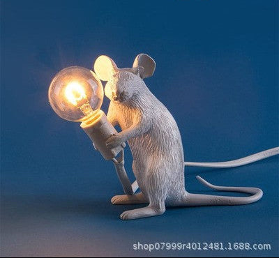 Nordic Luxury Industrial Mouse Table Lamp for Living & Bedroom