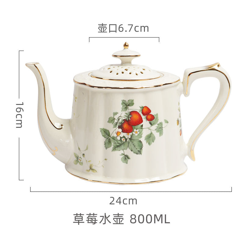British Retro Ceramic Coffee Cup and Saucer Set European Afternoon Tea Tea Set French Home Cup Manufacturer Direct Sale