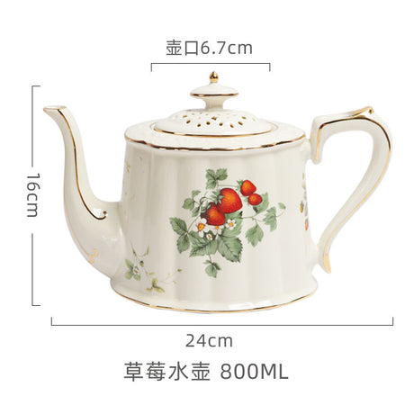 British Retro Ceramic Coffee Cup and Saucer Set European Afternoon Tea Tea Set French Home Cup Manufacturer Direct Sale