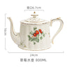 British Retro Ceramic Coffee Cup and Saucer Set European Afternoon Tea Tea Set French Home Cup Manufacturer Direct Sale
