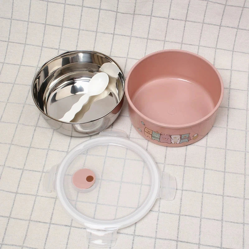 Rectangular Student Stainless Steel Divider Japanese Lunch Box Julia M LifeStyles