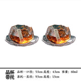 Handmade Retro Japanese Style Mini Glass Tea Cup