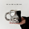 Ins Ceramic Asymmetrical Twist Coffee Mug – Elegant High-End Design