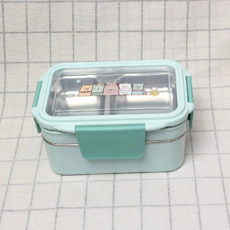Rectangular Student Stainless Steel Divider Japanese Lunch Box Julia M LifeStyles