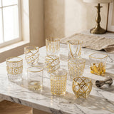 Gilded Hour Whiskey Glass