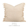 High-End Mid-Century Style Orange Coffee Color Sofa Pillow Designer Cushion Natural Wabi-Sabi Style Model Room Cushion Lumbar Pillow