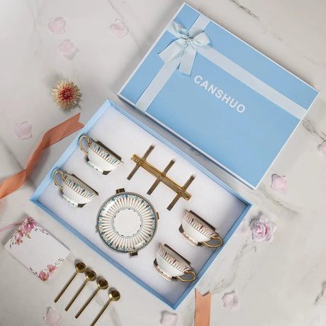 Exquisite European Light Luxury Coffee Set for Elegant Afternoon Tea Julia M LifeStyles