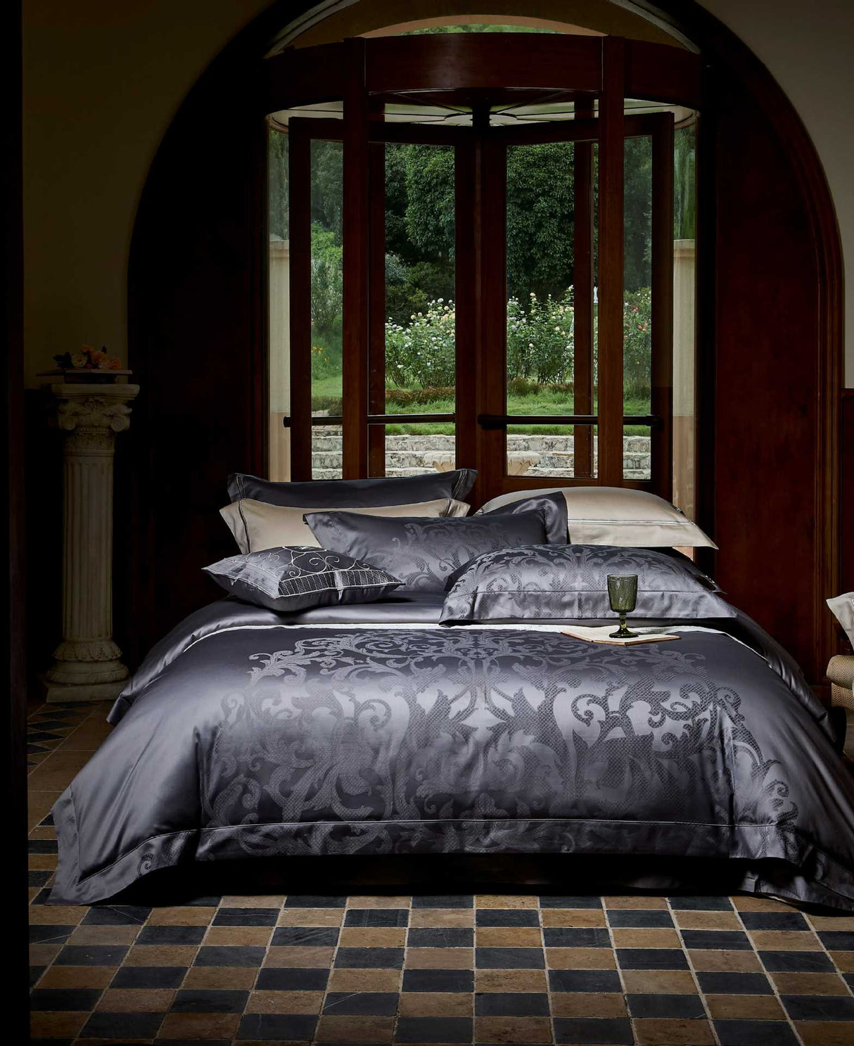 Julia M Lifestyles™ Château Lace Jacquard Bedding Collection