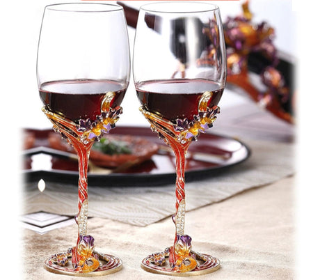 Luxury Crystal Red Wine Decanter Set with Cups by Julia M Home & Kitchen Julia M LifeStyles