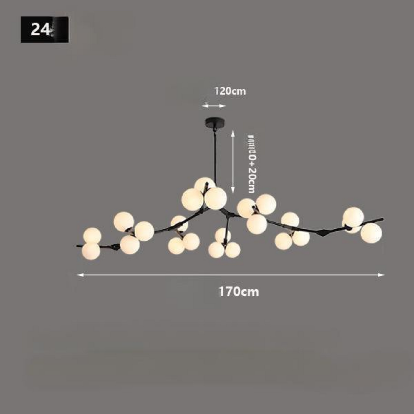 Modeling Chandelier Glass Magic Bean Molecular Lamp - Julia M LifeStyles