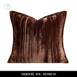 Modern Mid-Century Style Orange Feather Patchwork Throw Pillow, Vintage Shanghai Old Money Style Model Room Cushion, Headboard Cushion
