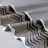 Premium Pima Cotton 4-Piece Bed Sheet Set in Geometric Design