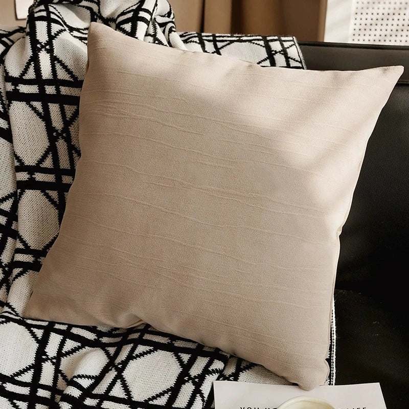 Brown Oatmeal Cream Color Accessible Luxury Living Room Sofa Pillow Cases French Beige Mid-Ancient Pillow Classy Bedside Cushion Julia M Home & Kitchen