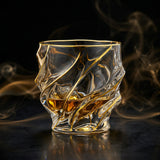 Gilded Hour Whiskey Glass