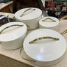 8-Piece Nonstick Ceramic Cookware Set with Versatile Soup Pots
