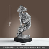 Cross-border Hot Mask Abstract Character Resin Ornaments Living Room Coffee Table Wine Cabinet Statue High-end Home Decorations