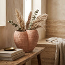 Quiet Form Hand-Painted Ceramic Vase