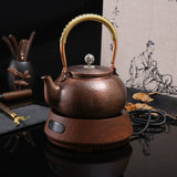 Handmade Outdoor Stove for Making Tea Copper Pot