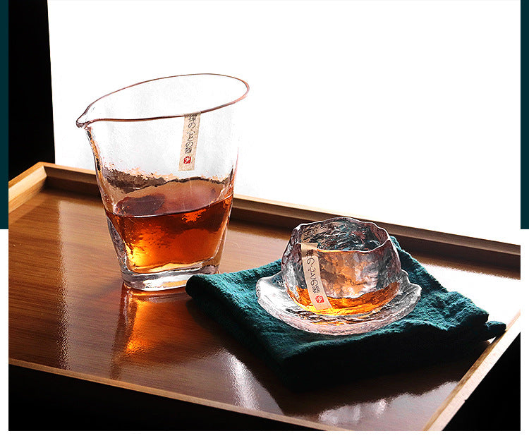 Handmade Retro Japanese Style Mini Glass Tea Cup