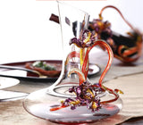 Luxury Crystal Red Wine Decanter Set with Cups by Julia M Home & Kitchen Julia M LifeStyles