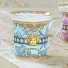 350ml Large Mouth Ceramic Mug Bone China for Office Couple Breakfast Milk Cup Premium Tea Cup Boss Cup