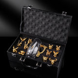Creative Zodiac White Wine Glass Wine Dispenser Set Manufacturer Wholesale Direct Sales One-Bite Small Wine Glass Souvenir Wine Bottle