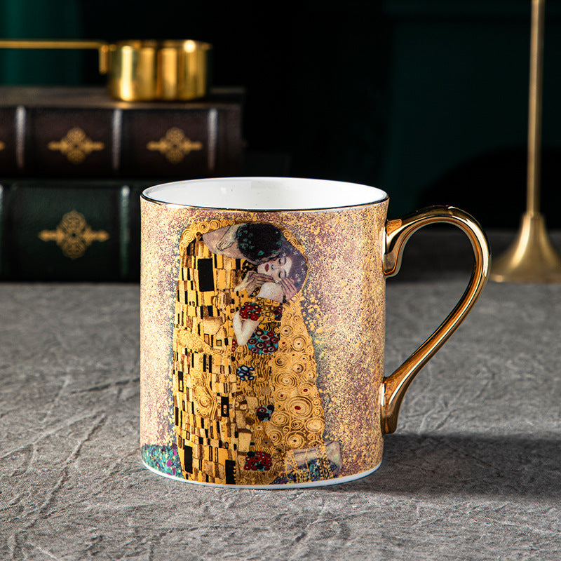 European tea set suit household bone china coffee cup high-end retro British afternoon tea set light luxury coffee set