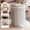 Elegant Foot-Operated Trash Can with Lid by Julia M LifeStyles Julia M Home & Kitchen