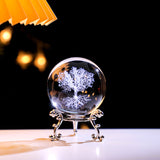 Galactic Elegance 3D Crystal Ferris Wheel with Opulent Metal Base eprolo