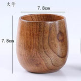 Wooden Whiskey Belly Cup, Jujube Wood Belly Cup, Japanese-Style Wooden Cup, Charcoal-Fired Belly Cup, Carbonized Beer Cup, Wooden Cup