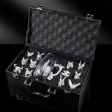 Creative Zodiac White Wine Glass Wine Dispenser Set Manufacturer Wholesale Direct Sales One-Bite Small Wine Glass Souvenir Wine Bottle