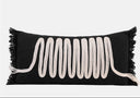Woven Cotton Rope Lumbar Pillow