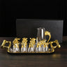 Creative Zodiac White Wine Glass Wine Dispenser Set Manufacturer Wholesale Direct Sales One-Bite Small Wine Glass Souvenir Wine Bottle