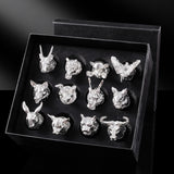 Creative Zodiac White Wine Glass Wine Dispenser Set Manufacturer Wholesale Direct Sales One-Bite Small Wine Glass Souvenir Wine Bottle