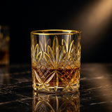 Gilded Hour Whiskey Glass