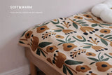 Scandinavian Winter Luxe Coral Fleece Throw Blanket Julia M LifeStyles
