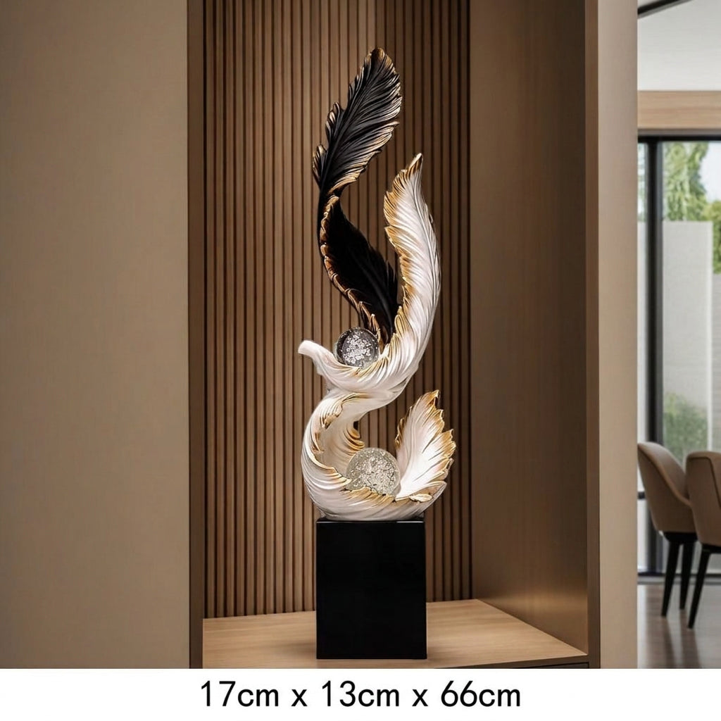 Plume Feather Statement Ornament