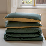 High-end Lanjing Tencel Ice Silk Bed Sheet Single Piece Silky Quilt Cover Single Double Pillow Case Bed Cover for Household
