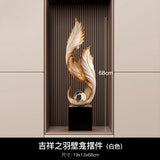 New Chinese-Style Entrance Foyer Wall Niche, Auspicious Wine Cabinet Decorations, Ornaments for the Living Room Next to the Tv Cabinet, Housewarming Gift