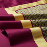 Premium Pima Cotton 4-Piece Bed Sheet Set in Geometric Design