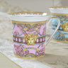 350ml Large Mouth Ceramic Mug Bone China for Office Couple Breakfast Milk Cup Premium Tea Cup Boss Cup