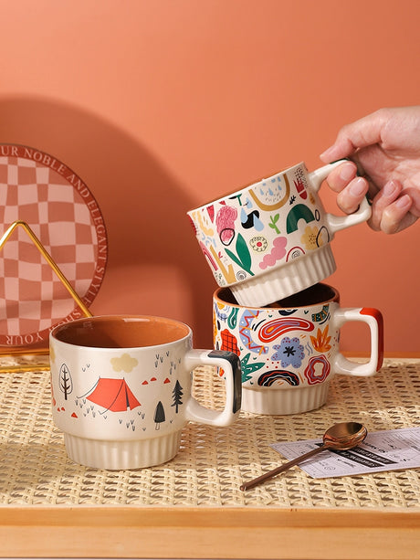 Elegant Bear Valley Ins Style Ceramic Mug