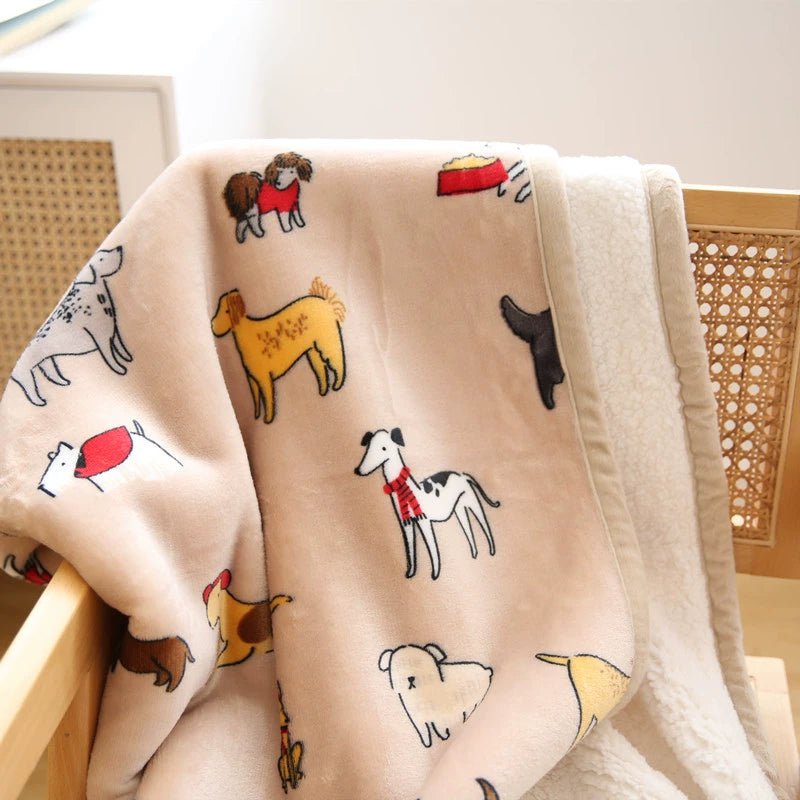 Scandinavian Winter Luxe Coral Fleece Throw Blanket Julia M LifeStyles