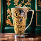 European tea set suit household bone china coffee cup high-end retro British afternoon tea set light luxury coffee set