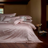 Egyptian Long-Staple Cotton Four-Piece Set with Large Aesthetic High-End Modern Model Room Jacquard Quilt Cover Bedding